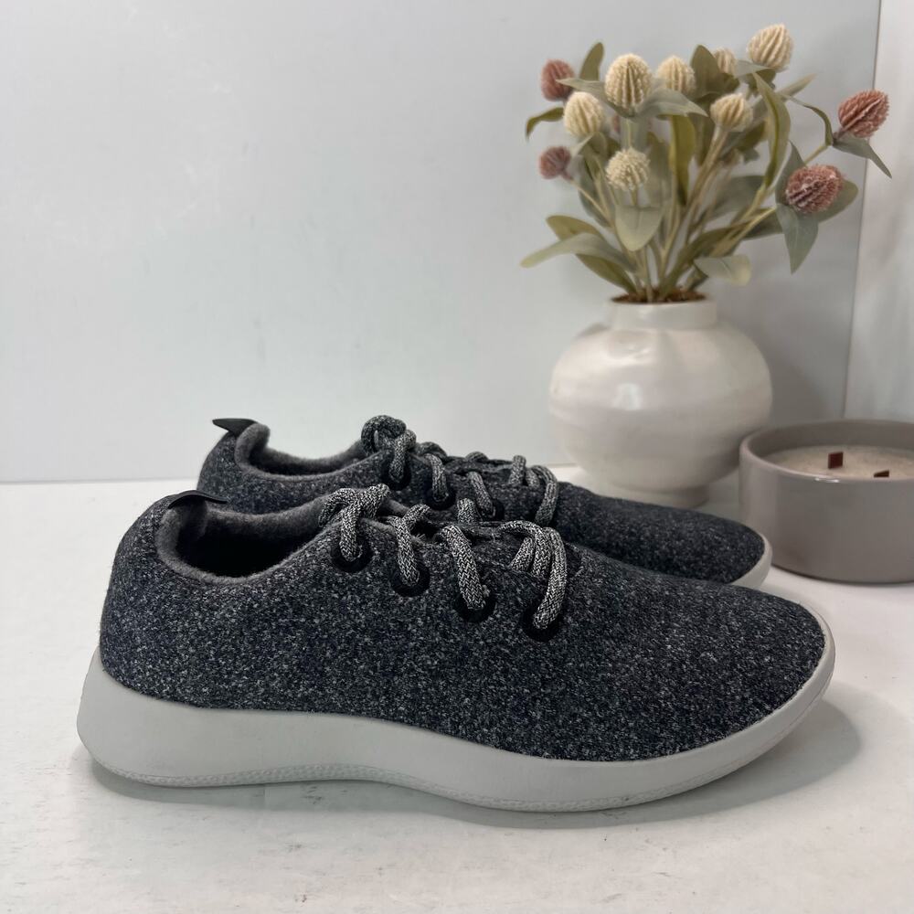 Need location Allbirds Wool Runner Sneakers Gray/White Athletic Low Top Men 8